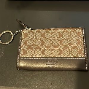 Coach keychain wallet